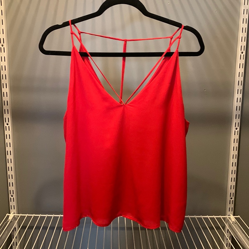 Red Strap-y Top